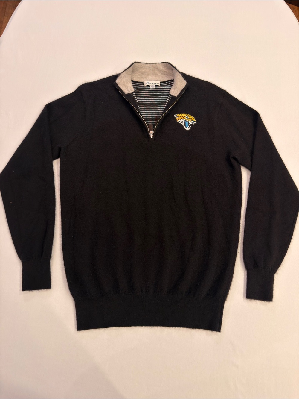 Peter Millar Crown Comfort Cashmere Jacksonville Jaguars Quarter Zip Men’s S